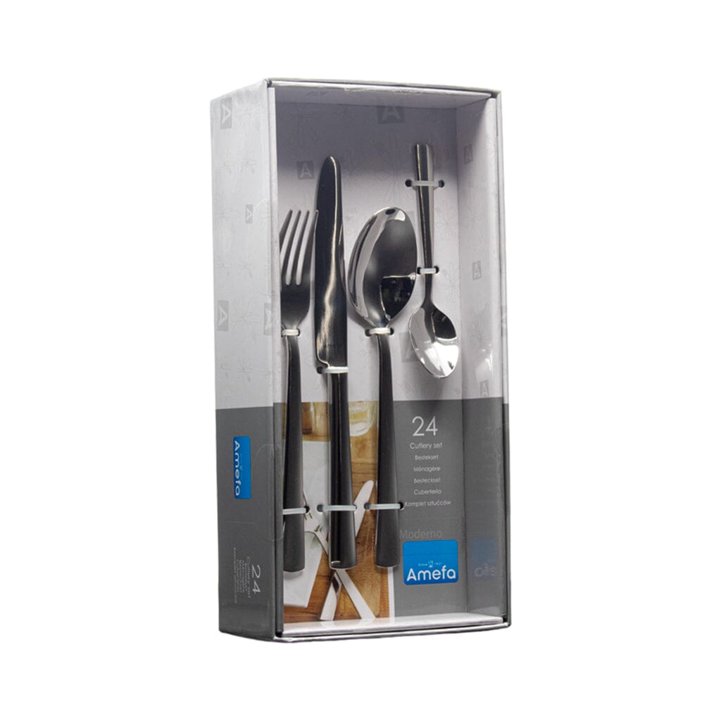 Amefa - Moderno 24-delige Bestekset - Zilver Amefa