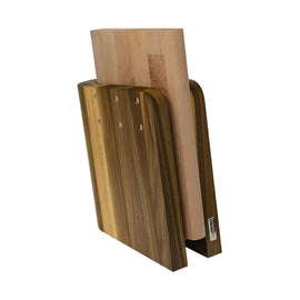 Artelegno - Grand Prix Magnetisch Messenblok Walnotenhout + Snijplank Beukenhout Artelegno - Ceppo Magnetisch Messenblok Walnotenhout + Snijplank Beukenhout Messenblokken Artelegno
