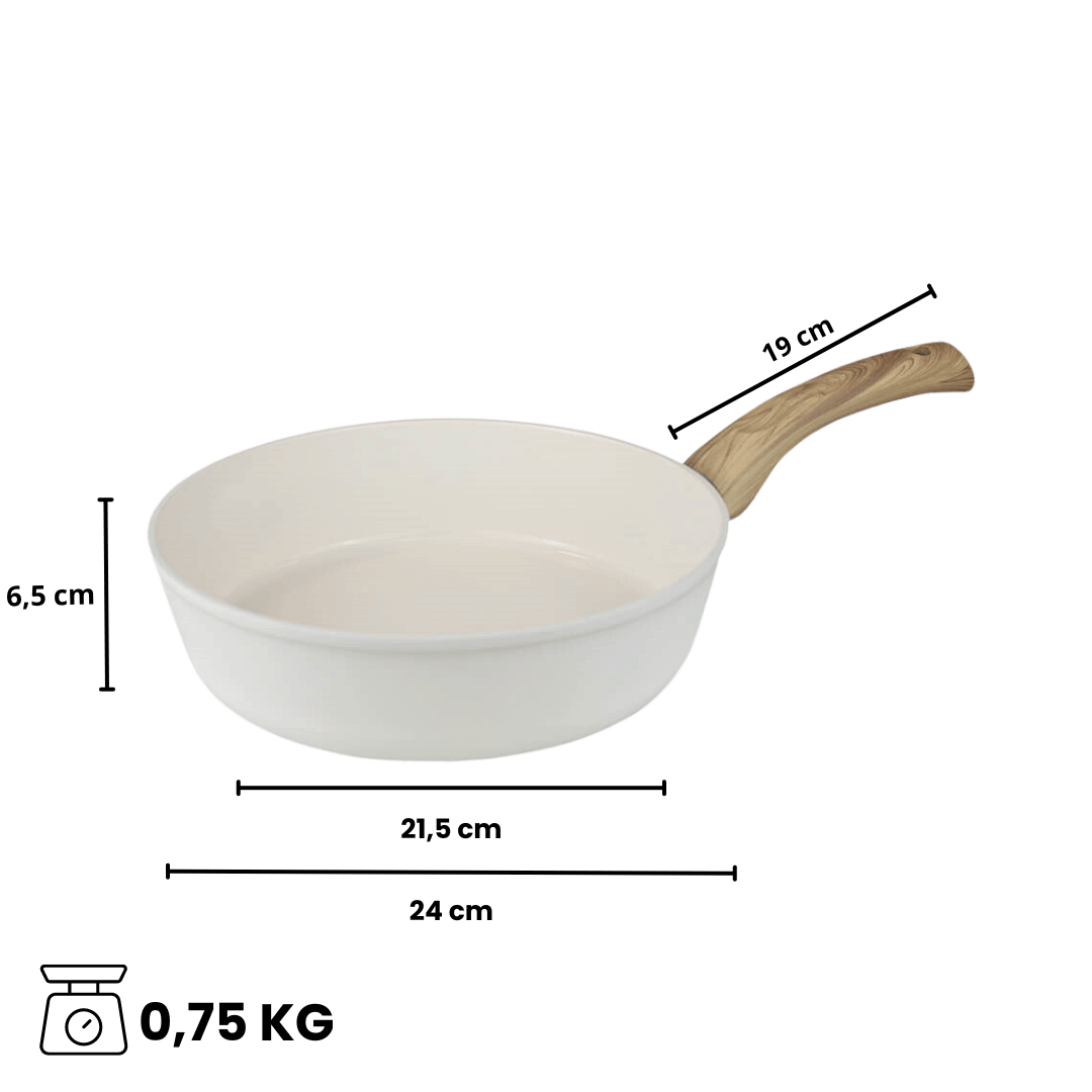 By C&P - Go Ivory Hapjespan 24 cm By C&P
