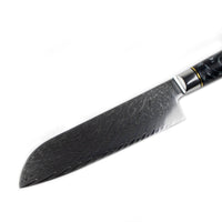 Epoxy Onyx Damascus Santoku 18 cm Shinrai Japan