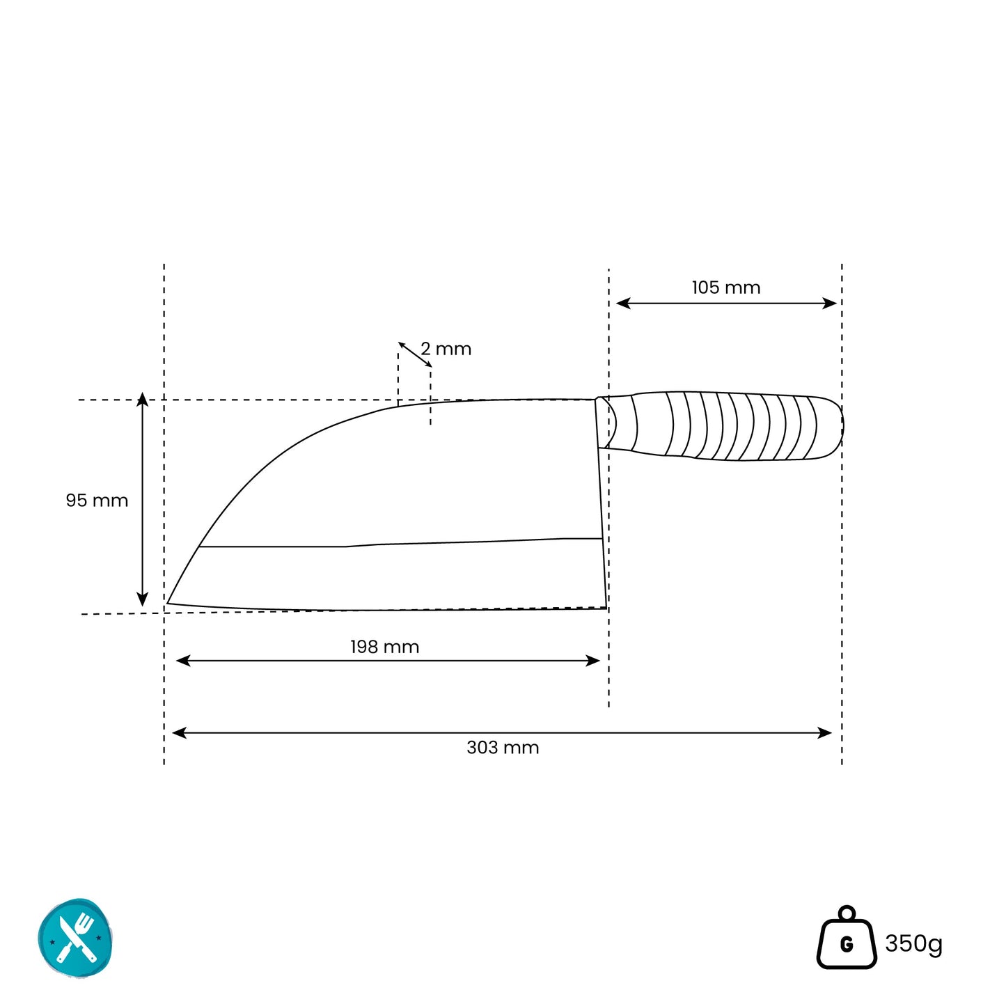 Forged Japans Knife Type 2 Keukenmessen Shinrai Japan