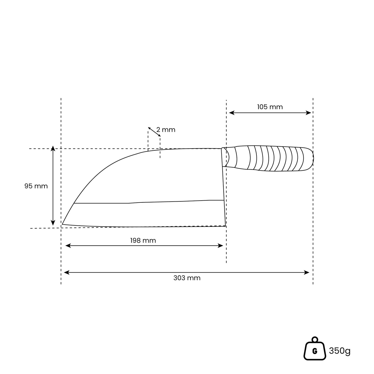 Forged Japans Knife Type 2 Keukenmessen Shinrai Japan