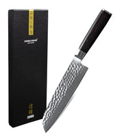 Hammered Damast BR-Series - Santoku mes Keukenmessen Shinrai Japan