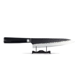 Hammered RVS Black - Koksmes 20 cm Hammered RVS Black Series - Koksmes Shinrai Japan 20 cm