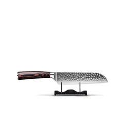 Shinrai Knives - Hammered RVS Santoku mes 13 cm Hammered RVS Series - Santoku mes (13cm) Shinrai Japan