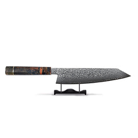 Shinrai Knives - Octagon type 1 Damascus Kiritsuke 23 cm - Special Edition Kiritsuke Octagons Series - Kiritsuke mes type 1 Keukenmessen Shinrai Japan