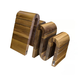 Artelegno - Chicane Magnetisch Messenblok - Walnotenhout Magnetisch messenblok Chicane - Walnotenhout Messenblokken Artelegno