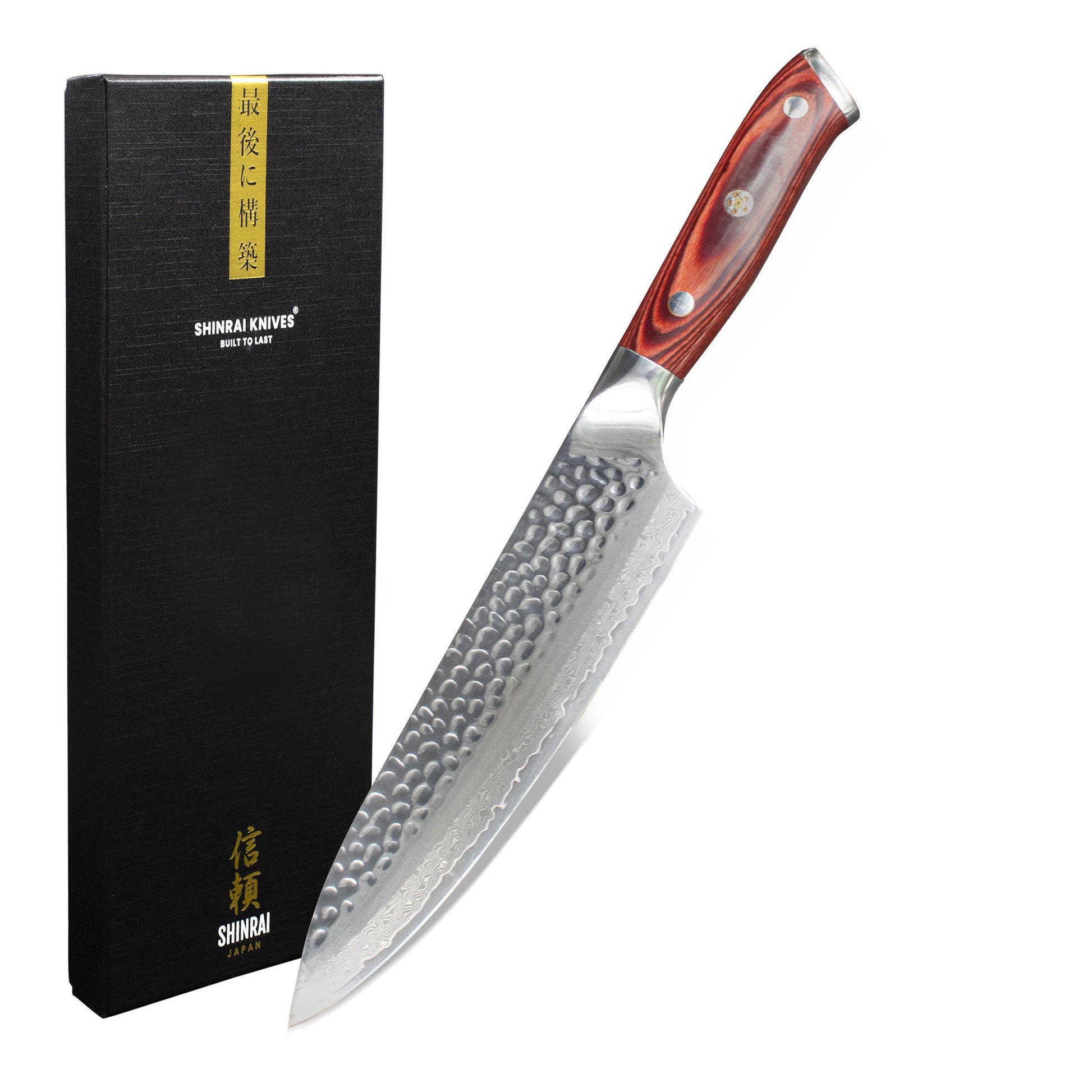 Mahoniehout Rood Series - Koksmes 20 cm Shinrai Japan