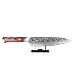 Shinrai Knives - Mahoniehout Koksmes 20 cm Mahoniehout Rood Series - Koksmes Shinrai Japan 20 cm