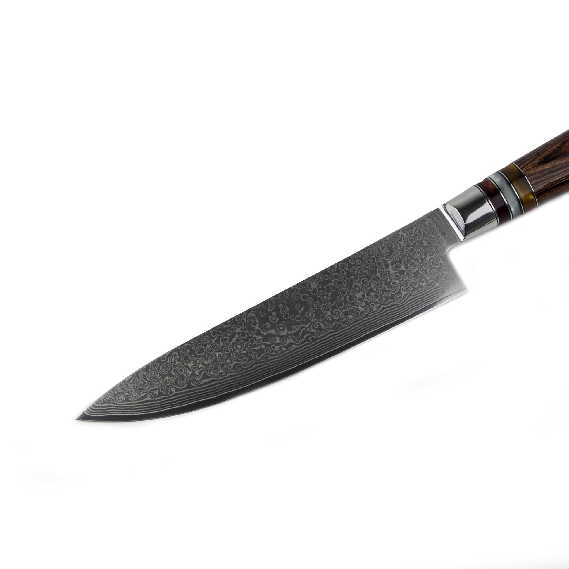 Micarta Jewels - Damascus Koksmes 20 cm Keukenmessen Shinrai Japan