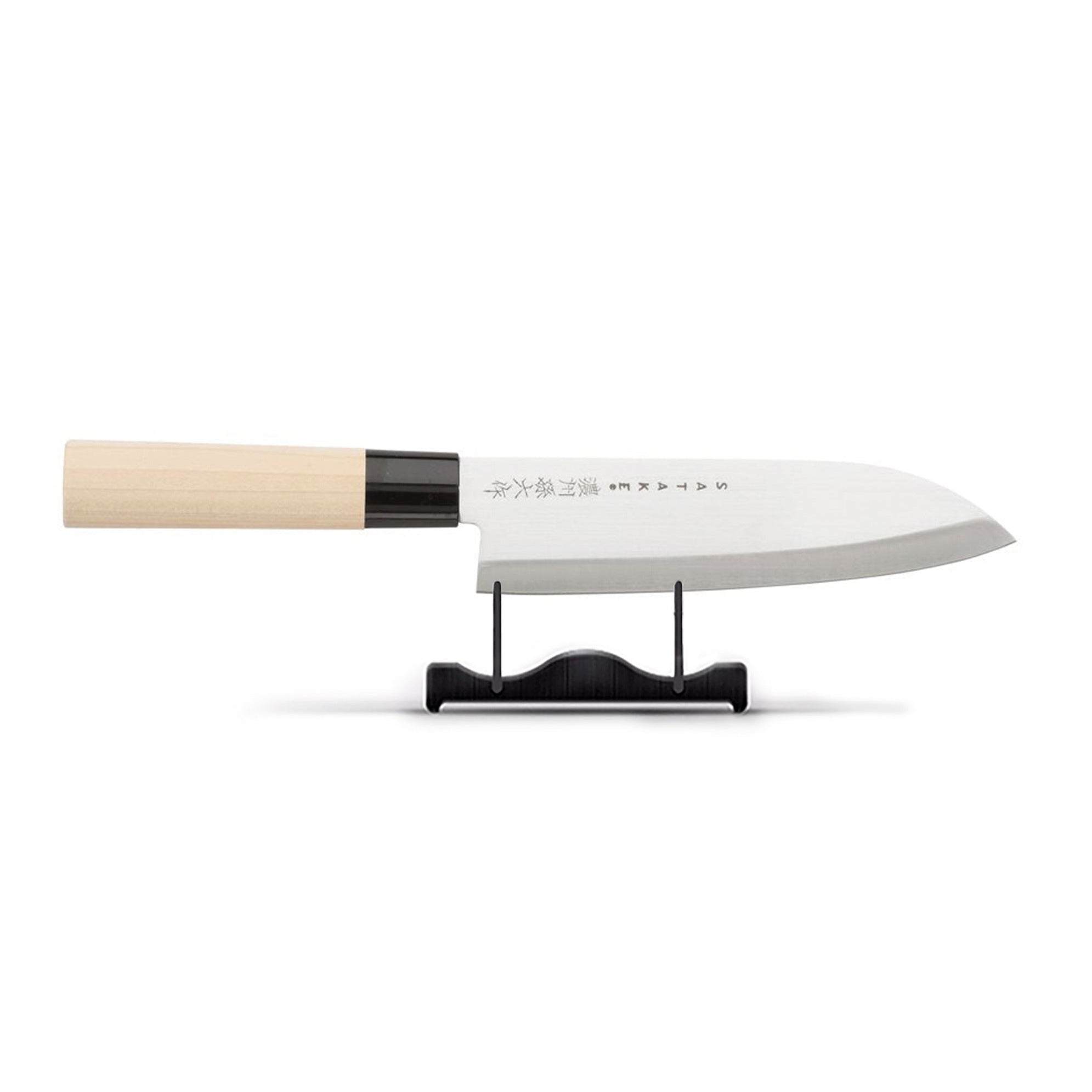 Satake - Japanse santoku mes Magnolia Wood 17 cm – Kookgigant