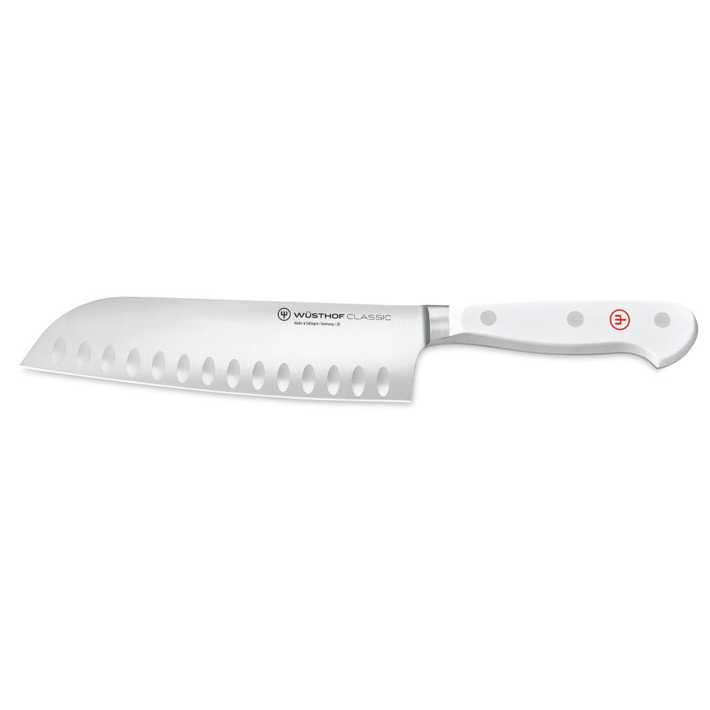Wusthof - Classic Messenset 6-delig met Santoku Wit met blok