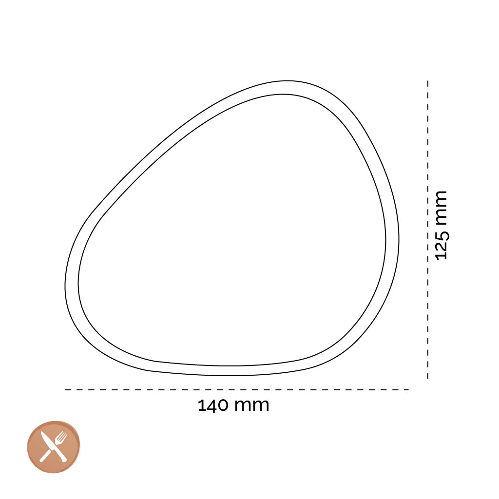 Lind DNA - Onderzetterhouder Curve S Eiken Gerookt