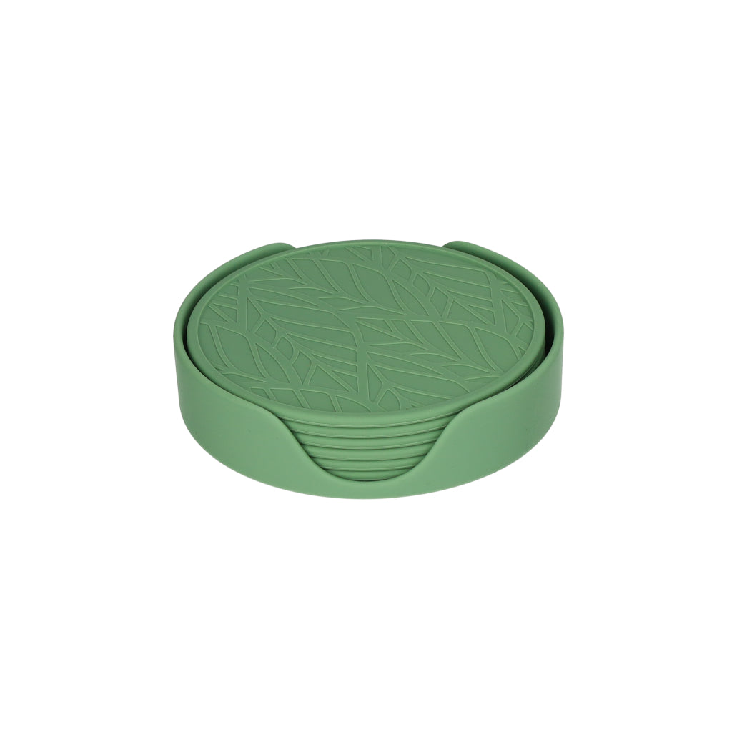 Tools2Cook - Siliconen Onderzetterset (7 stuks) Sage Green