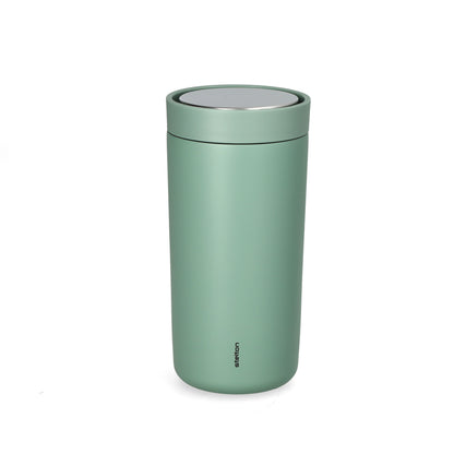 Stelton - To Go Click Thermosfles 0.4 l. - Stoffig Grijs