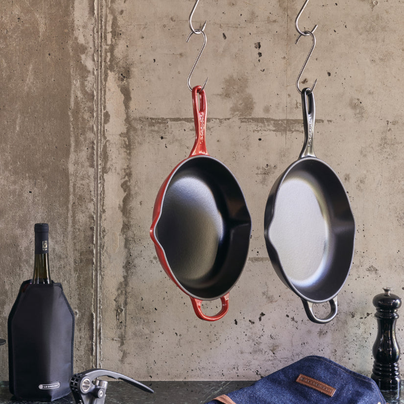 LeCreuset - Poêle Signature ronde Noir Mat 23cm