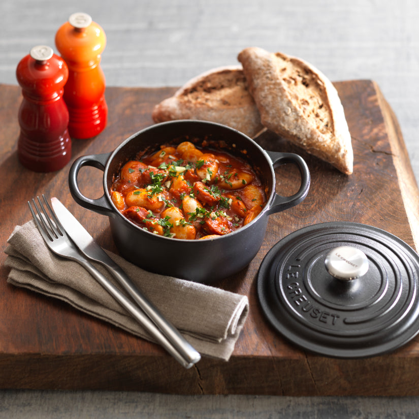 Le Creuset - Signature Braadpan Mat Zwart 20 cm (zwart interieur)
