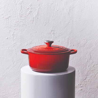 Le Creuset - Signature Braadpan Kersenrood 24 cm