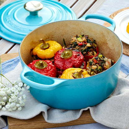 Le Creuset - Signature Braadpan Caribbean Blauw 24 cm