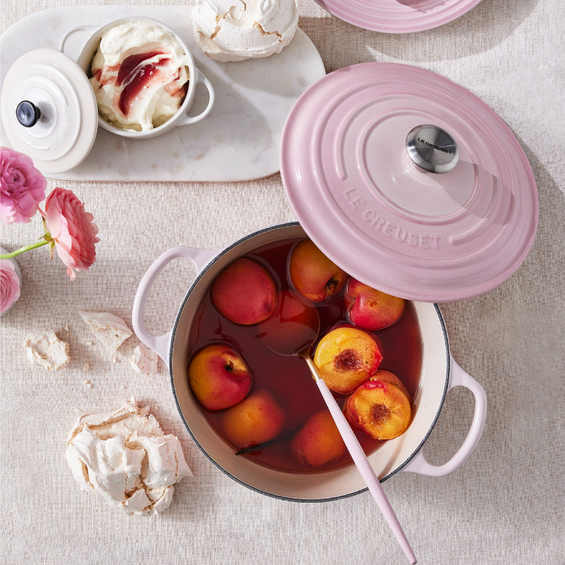 Le Creuset - Signature Braadpan Shell Pink 24 cm