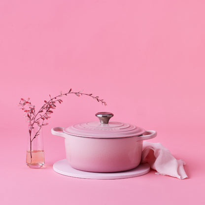 Le Creuset - Signature Braadpan Shell Pink 24 cm