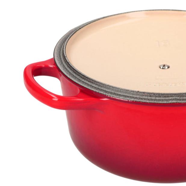 Le Creuset - Signature Braadpan Kersenrood 24 cm