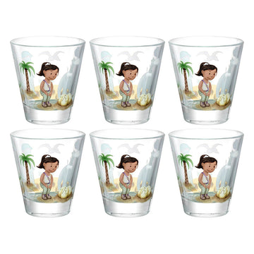 Leonardo - Bambini Avventura Drinkglas 215ml Dino - 6 stuks