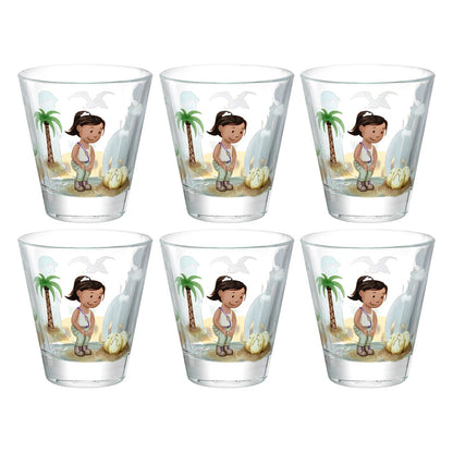 Leonardo - Bambini Avventura Drinkglas 215ml Dino - 6 stuks