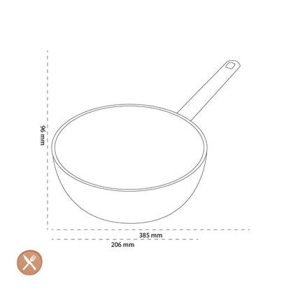 Demeyere - Apollo 7 Conische sauteuse 20 cm