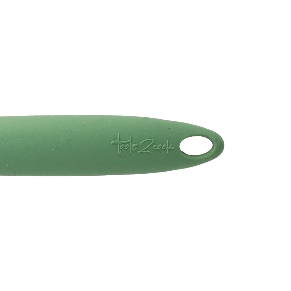 Outils2Cook - Cuillère Wok en Silicone Vert Sauge