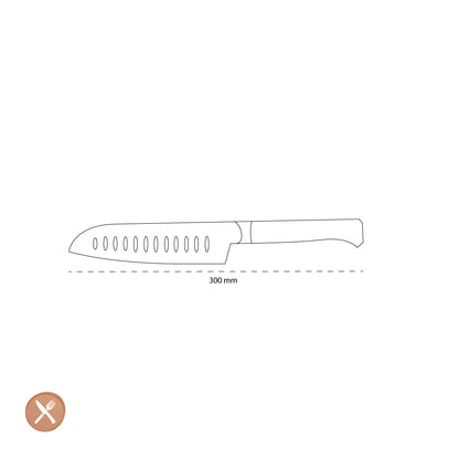 Opinel - Couteau Santoku Les Forgés 1890 17 cm