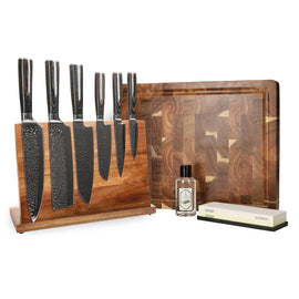 Shinrai Knives - Hammered RVS Mega Bundel - All you need