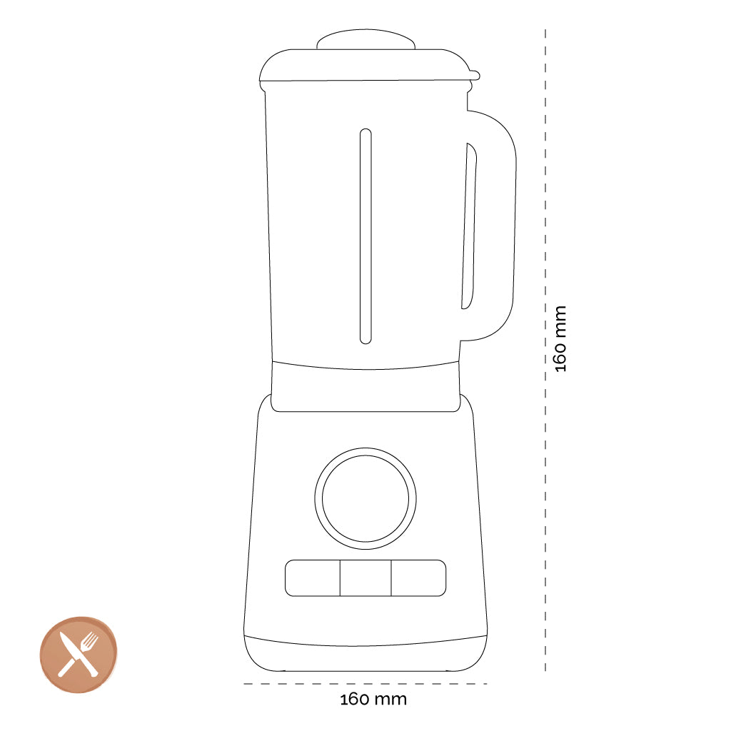 Magimix - Blender Power 4 Mat Chroom