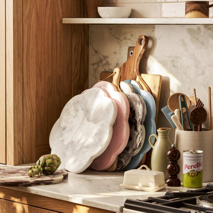 Addison Ross - Serveerplank - Scallop White