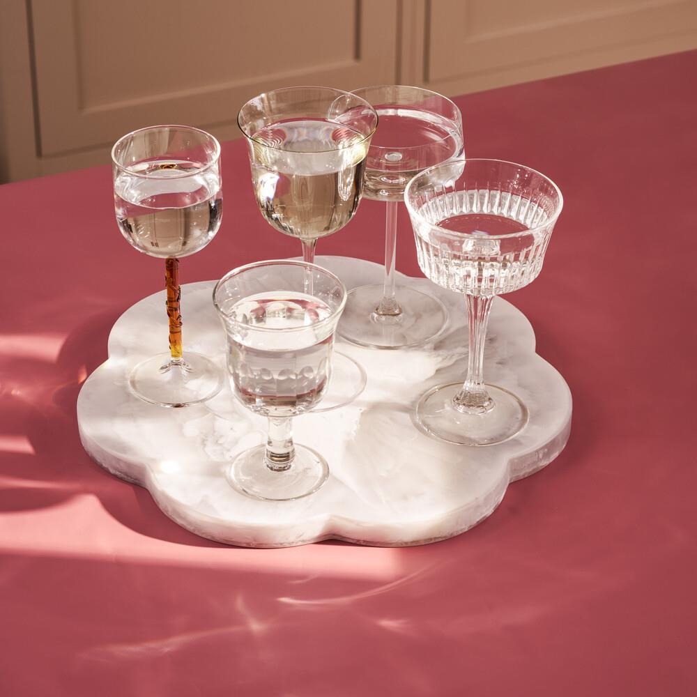 Addison Ross - Serveerplank - Scallop White