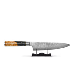 Shinrai Knives - Epoxy Onyx Damascus Koksmes 20 cm