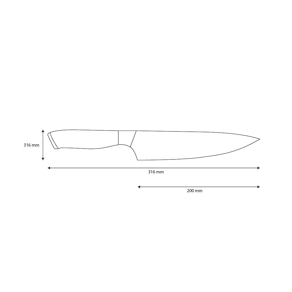 Couteau de chef Damas Mother of Pearl Jewels 20 cm