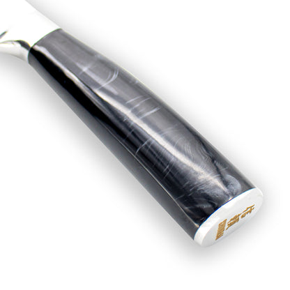 Japonais Damas Print Onyx Epoxy - Couteau Nakiri
