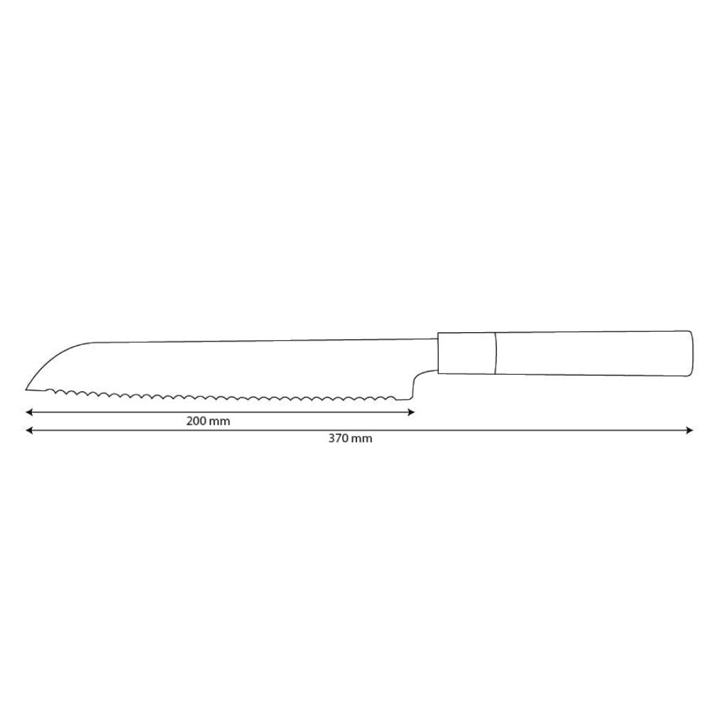 Shinrai Knives - Takumi Kaza Damascus Broodmes 20 cm