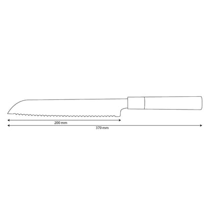 Shinrai Knives - Takumi Kaza Damascus Broodmes 20 cm