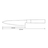 Shinrai Knives - Takumi Kaza Damascus Officemes 13 cm