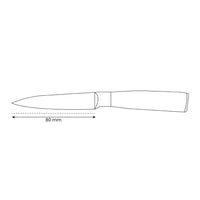 Shinrai Knives - Damascus Print Epoxy Sapphire Print Schilmes 8 cm