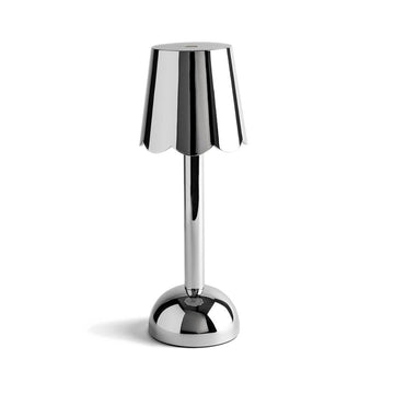 Addison Ross - Scallop Tafellamp LED - Chrome - 28 cm