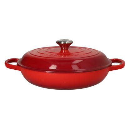 Le Creuset - Cocotte Campagnard Signature Rouge Cerise 26 cm