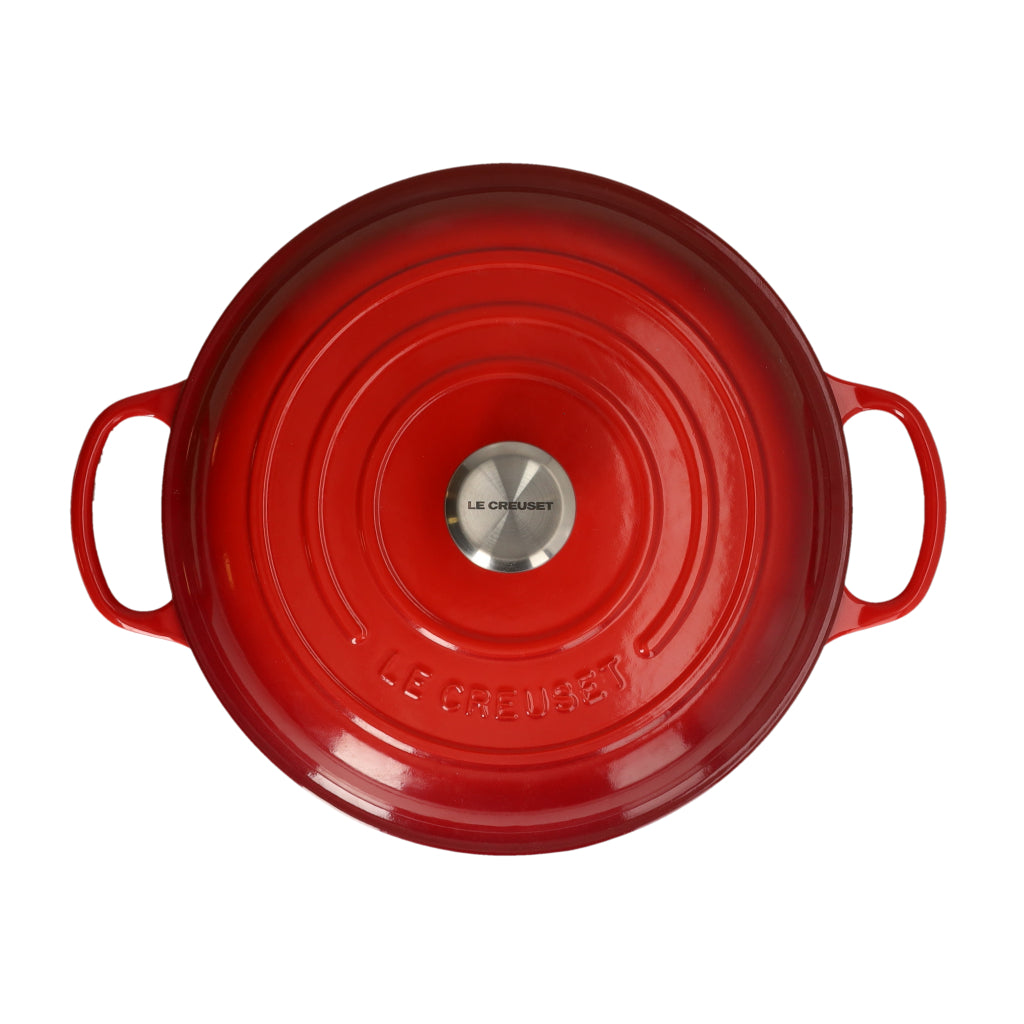 Le Creuset - Cocotte Campagnard Signature Rouge Cerise 26 cm