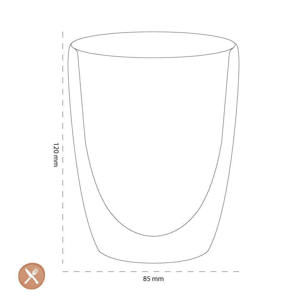 Leonardo - Dubbelwandige Mok Duo 300ml