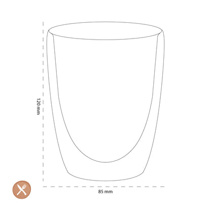 Leonardo - Dubbelwandige Mok Duo 300ml