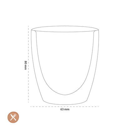 Leonardo - GB/2 Gobelets dw II 100ml DUO