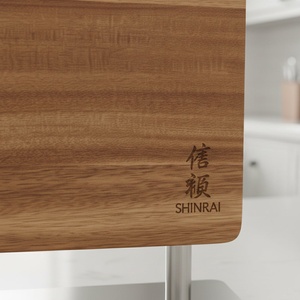 Shinrai Knives - Magnetisch Messenblok Stans - Acaciahout