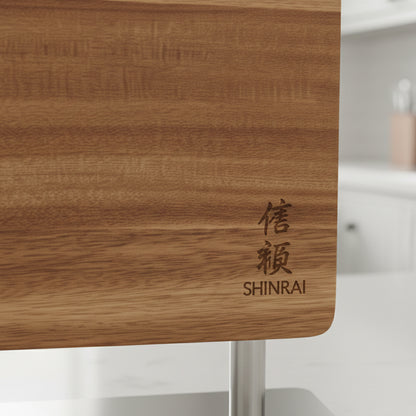 Shinrai Knives - Magnetisch Messenblok Stans - Acaciahout